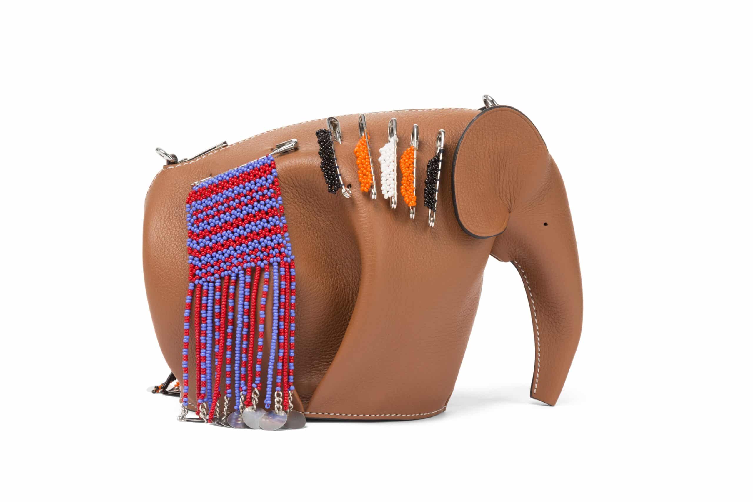 【希少】LOEWE エレファント ラフィア KNOT ON MY PLANET Loewe Launches Limited Edition Bags With Knot On My Planet To Save