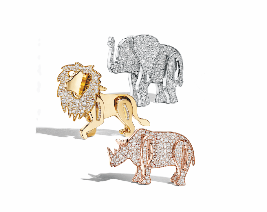 Brooches from the Tiffany Save the Wild Collection