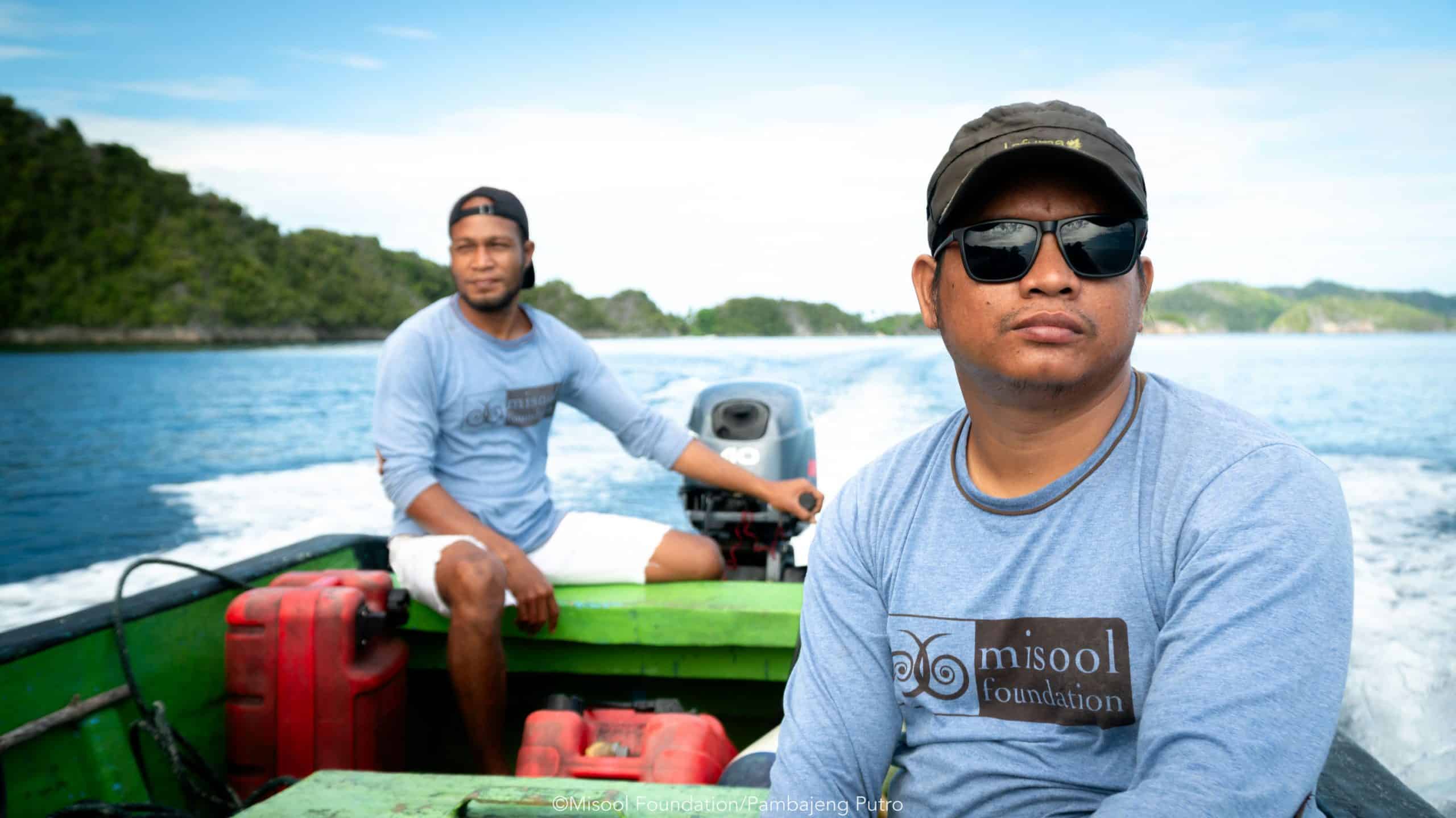 The team on the water. The rangers conducted 1200 patrol trips in 2024.